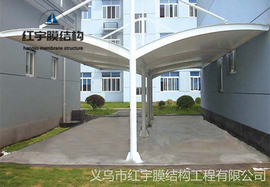 膜結(jié)構(gòu)停車(chē)棚案例