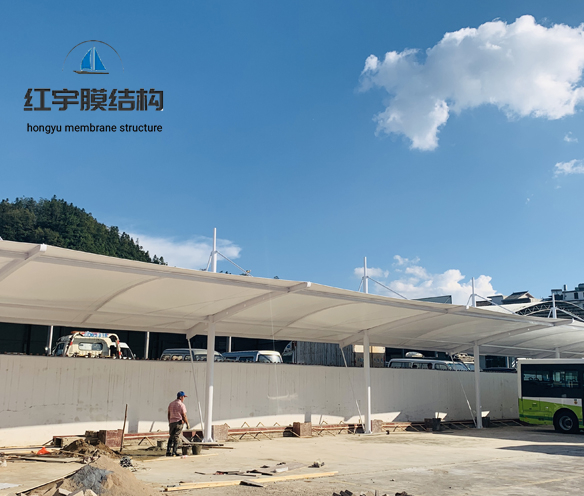 公交車充電樁雨棚